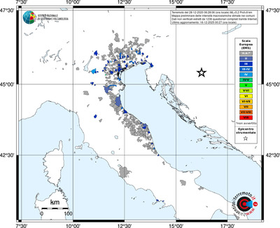 Mappa EMS - territori comuni