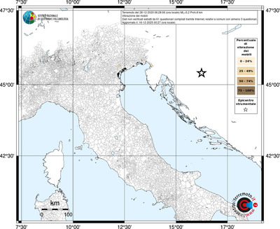 Mappa territorio comunale con almeno 3 questionari