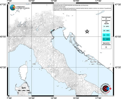 Mappa territorio comunale con almeno 3 questionari