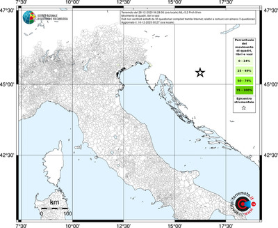 Mappa territorio comunale con almeno 3 questionari