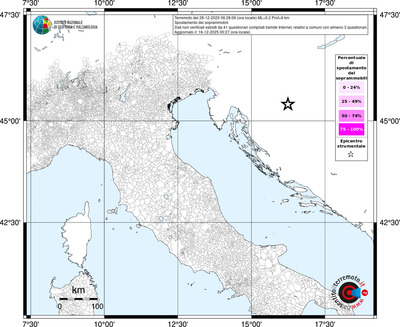 Mappa territorio comunale con almeno 3 questionari