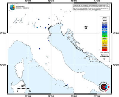 Mappa EMS - territori località
