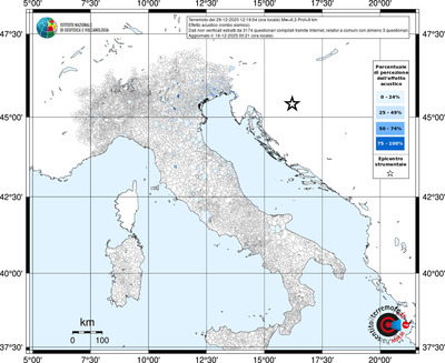 Mappa territorio comunale con almeno 3 questionari