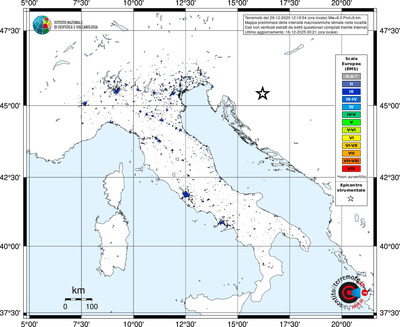 Mappa EMS - territori località