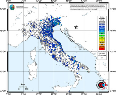 Mappa EMS - territori comuni