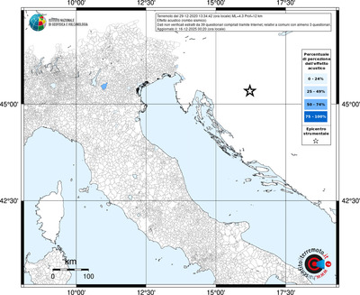 Mappa territorio comunale con almeno 3 questionari
