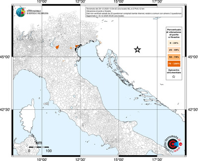 Mappa territorio comunale con almeno 3 questionari