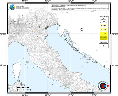 Mappa territorio comunale con almeno 3 questionari