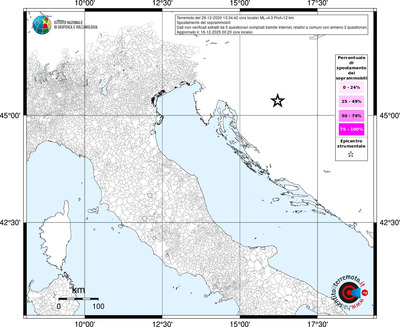 Mappa territorio comunale con almeno 3 questionari