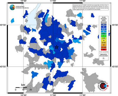 Mappa EMS - territori comuni