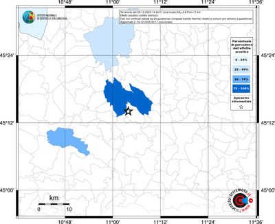 Mappa territorio comunale con almeno 3 questionari