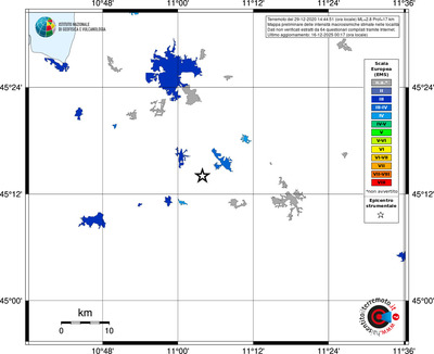 Mappa EMS - territori località