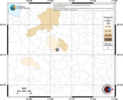 Mappa territorio comunale con almeno 3 questionari