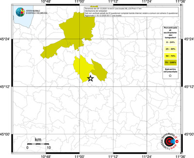 Mappa territorio comunale con almeno 3 questionari