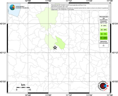 Mappa territorio comunale con almeno 3 questionari