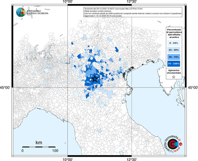 Mappa territorio comunale con almeno 3 questionari