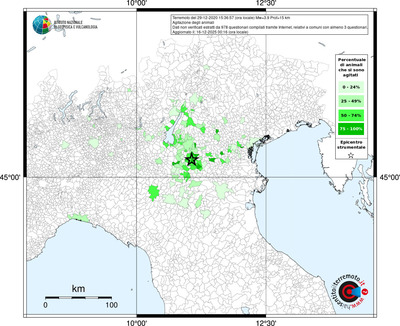 Mappa territorio comunale con almeno 3 questionari