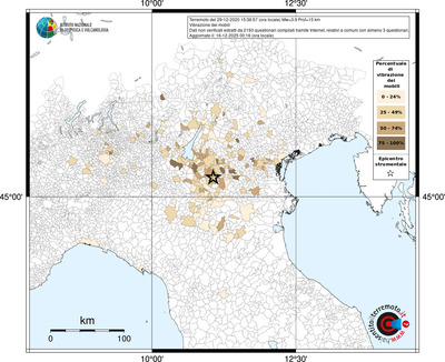 Mappa territorio comunale con almeno 3 questionari