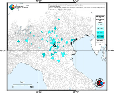 Mappa territorio comunale con almeno 3 questionari