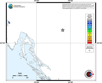 Mappa MCS - territori località