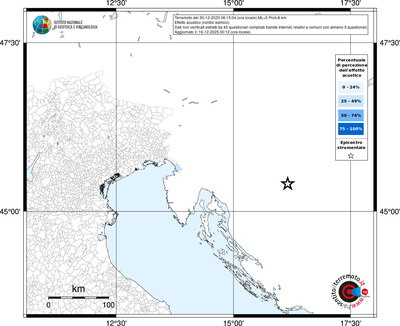 Mappa territorio comunale con almeno 3 questionari