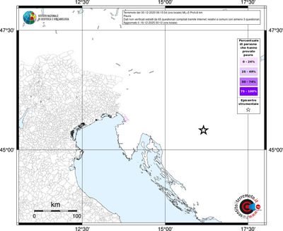 Mappa territorio comunale con almeno 3 questionari
