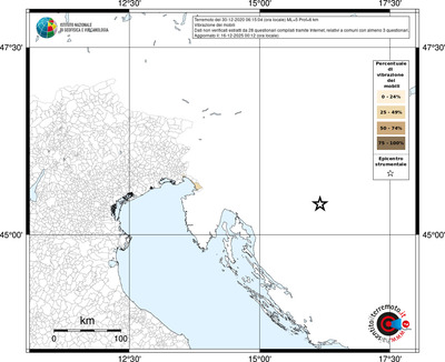 Mappa territorio comunale con almeno 3 questionari