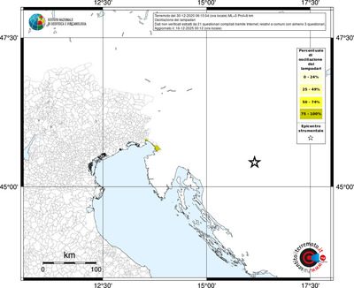 Mappa territorio comunale con almeno 3 questionari