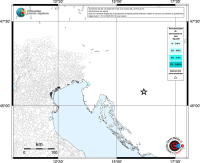 Mappa territorio comunale con almeno 3 questionari