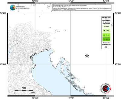 Mappa territorio comunale con almeno 3 questionari