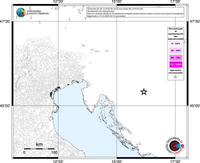 Mappa territorio comunale con almeno 3 questionari