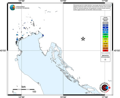 Mappa MCS - territori delle località