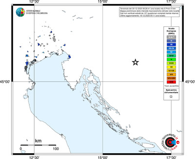 Mappa EMS - territori località