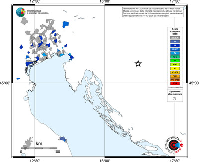Mappa EMS - territori comuni