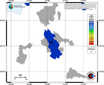 Mappa EMS - territori comuni