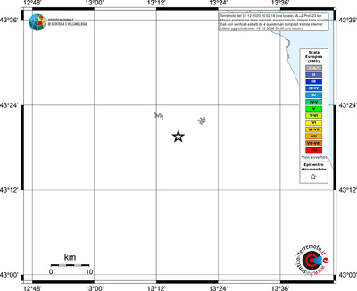 Mappa EMS - territori località