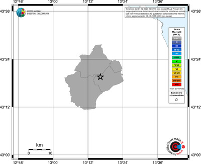 Mappa MCS - territori comuni