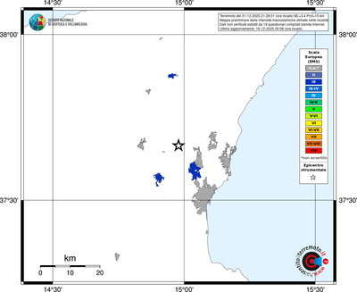 Mappa EMS - territori località