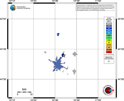 Mappa MCS - territori località
