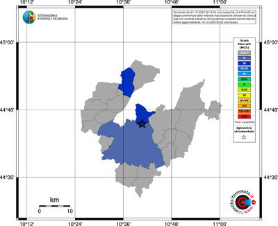 Mappa MCS - territori comuni