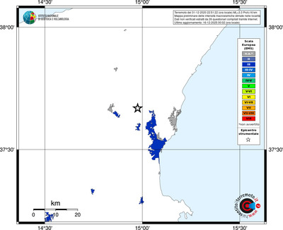 Mappa EMS - territori località