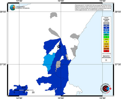 Mappa EMS - territori comuni