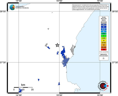 Mappa MCS - territori località
