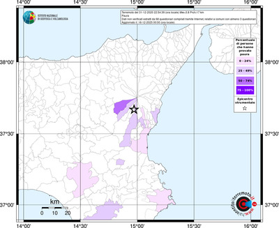 Mappa territorio comunale con almeno 3 questionari