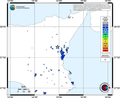 Mappa EMS - territori località