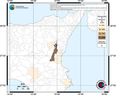 Mappa territorio comunale con almeno 3 questionari