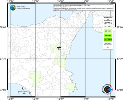 Mappa territorio comunale con almeno 3 questionari