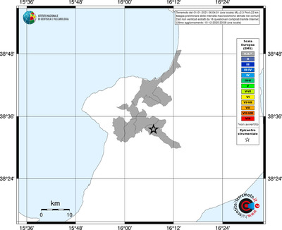 Mappa EMS - territori comuni