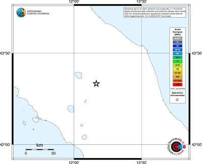 Mappa EMS - territori località
