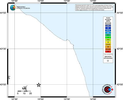 Mappa EMS - territori località